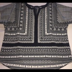 Style and Co. Blouse with bling